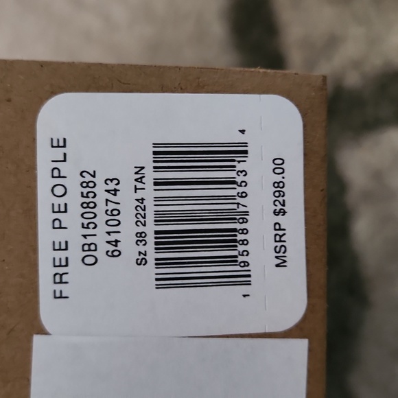 NWB FREE PEOPLE suede echo platform over the knee boot - Picture 14 of 15